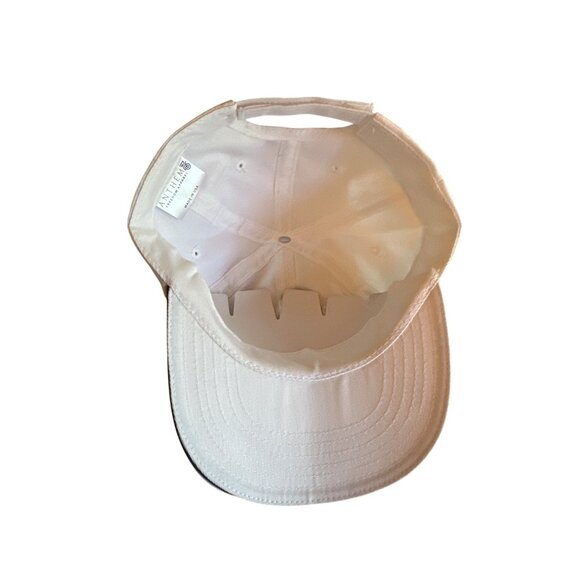 White Baseball Cap "America Est. 1776" Made In USA Adjustable Strap Patriotic - Picture 4 of 5